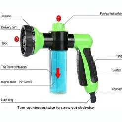 Gear Up u0026 Go Autozubehör|Automobilindustrie-Hochdruck-Gartenschlauch-Spritzpistole – Automatische Wasserdüse