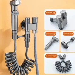 Tom Küche & Esszimmer-Hochdruck-Hand-Bidet-Sprühset für ein sauberes und erfrischendes Badezimmererlebnis