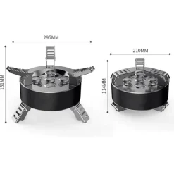 Trail u0026 Beyond Camping-Werkzeuge|Camping Im Freien-Hocheffizienter Mini-Campingkocher – Tragbarer Outdoor-Kocher