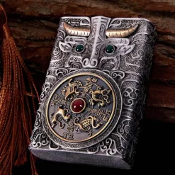 The Outdoor Vault Outdoor-Gadgets|Heimwerkzeuge-Hochleistungs-Petroleumfeuerzeug aus Stahl – Funkenzündungswerkzeug