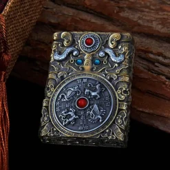 The Outdoor Vault Outdoor-Gadgets|Heimwerkzeuge-Hochleistungs-Petroleumfeuerzeug aus Stahl – Funkenzündungswerkzeug