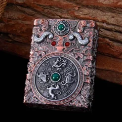 The Outdoor Vault Outdoor-Gadgets|Heimwerkzeuge-Hochleistungs-Petroleumfeuerzeug aus Stahl – Funkenzündungswerkzeug