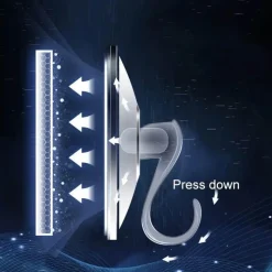 The Blissful Bath Küche & Esszimmer|Badezimmer-Hochleistungs-Saughaken – Ultra Grip-Wand-Organizer für den Heimgebrauch