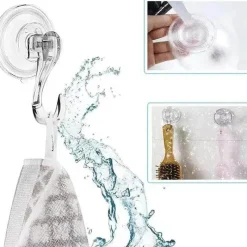 The Blissful Bath Küche & Esszimmer|Badezimmer-Hochleistungs-Saughaken – Ultra Grip-Wand-Organizer für den Heimgebrauch