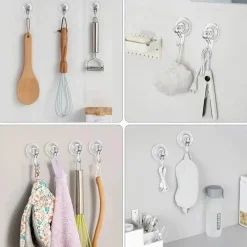 The Blissful Bath Küche & Esszimmer|Badezimmer-Hochleistungs-Saughaken – Ultra Grip-Wand-Organizer für den Heimgebrauch