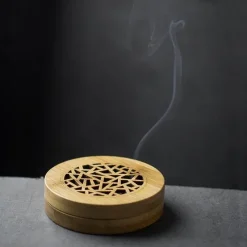 Willow u0026 Whim Wohndeko-Hohler Räucherstäbchenhalter aus Bambus – Natürliches Aromatherapie-Accessoire