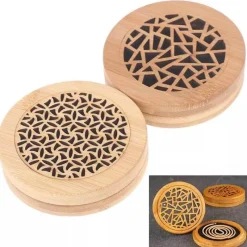 Willow u0026 Whim Wohndeko-Hohler Räucherstäbchenhalter aus Bambus – Natürliches Aromatherapie-Accessoire