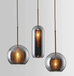 Comfort u0026 Style Beleuchtung-Honeycomb Pendant Light - Elegant Hanging Bulb Fixture