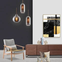 Comfort u0026 Style Beleuchtung-Honeycomb Pendant Light - Elegant Hanging Bulb Fixture