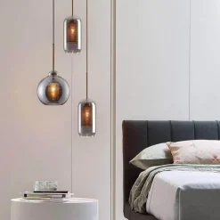 Comfort u0026 Style Beleuchtung-Honeycomb Pendant Light - Elegant Hanging Bulb Fixture