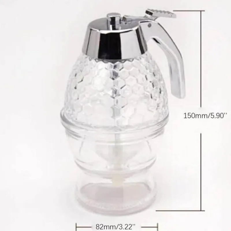 The Cozy Mug Küche & Esszimmer-Honigspender - Honighalter aus Wabenglas