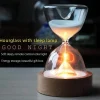 Comfort u0026 Style Beleuchtung-Hourglass Night Lamp - Decorative Bedside Light