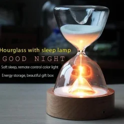 Comfort u0026 Style Beleuchtung-Hourglass Night Lamp - Decorative Bedside Light