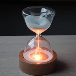 Comfort u0026 Style Beleuchtung-Hourglass Night Lamp - Decorative Bedside Light