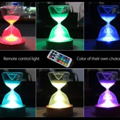 Comfort u0026 Style Beleuchtung-Hourglass Night Lamp - Decorative Bedside Light