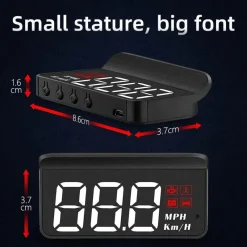 Wild u0026 Free Gear Autozubehör|Automobilindustrie-HUD-Windschutzscheiben-Tachometer – Digitales Head-Up-Display