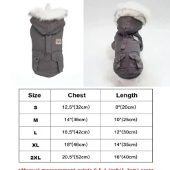 Decor Haustierzubehör-Hundemantel aus Leder – Stilvolle Haustierjacke