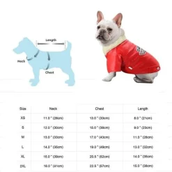 Decor Haustierzubehör-Hundemantel aus Leder – Stilvolle Haustierjacke