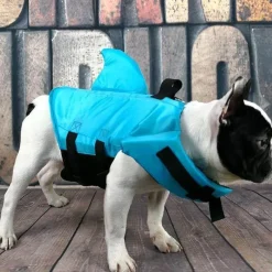 Decor Haustierzubehör-Hundeschwimmweste - Hai-Schwimmweste für Haustiere