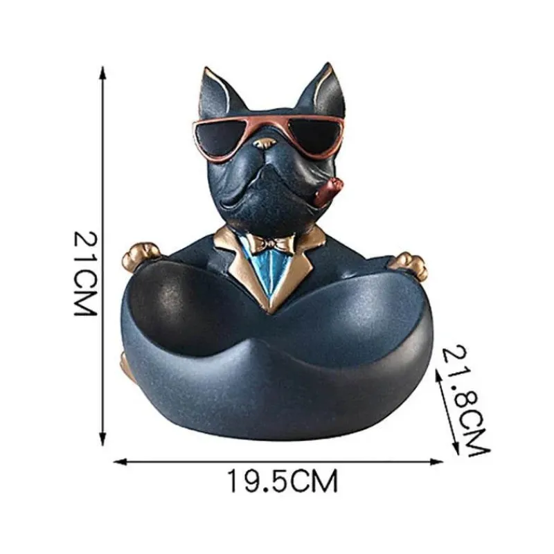 Tom Küche & Esszimmer-Hundestatue aus Kunstharz – einzigartige Wohndekoration, Skulptur, Geschenk für Hundeliebhaber