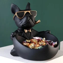 Tom Küche & Esszimmer-Hundestatue aus Kunstharz – einzigartige Wohndekoration, Skulptur, Geschenk für Hundeliebhaber