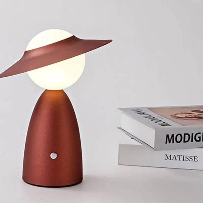 Illuminate Home Beleuchtung-Hut-Tischlampe – Kreative Wohndekorbeleuchtung