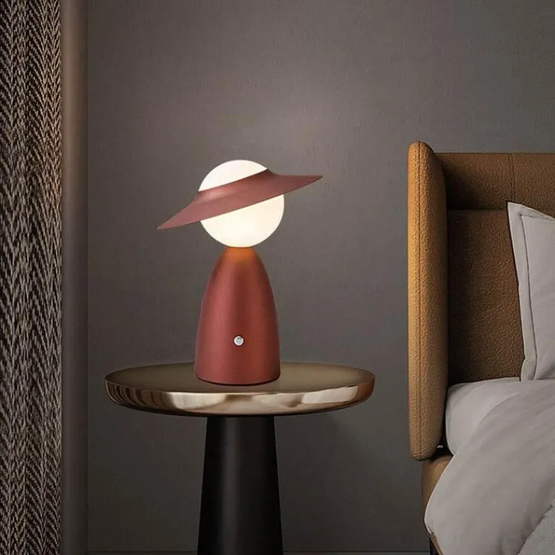 Illuminate Home Beleuchtung-Hut-Tischlampe – Kreative Wohndekorbeleuchtung