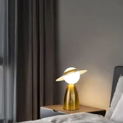 Illuminate Home Beleuchtung-Hut-Tischlampe – Kreative Wohndekorbeleuchtung