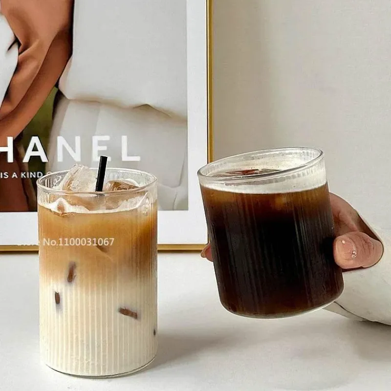 Plates u0026 More Küche & Esszimmer-Iced Latte Glas Kaffeetasse - Klarer Saftbecher