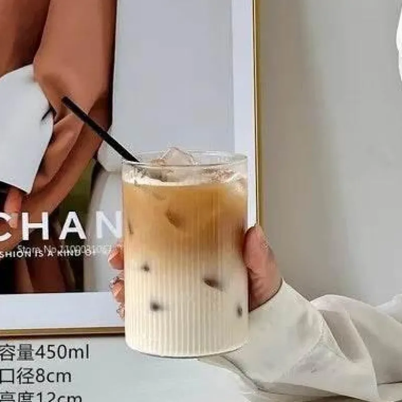 Plates u0026 More Küche & Esszimmer-Iced Latte Glas Kaffeetasse - Klarer Saftbecher