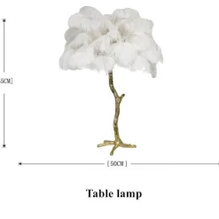 Comfort u0026 Style Beleuchtung-Icelandic Feather Tree Lamp - Elegant Home Decor Accent