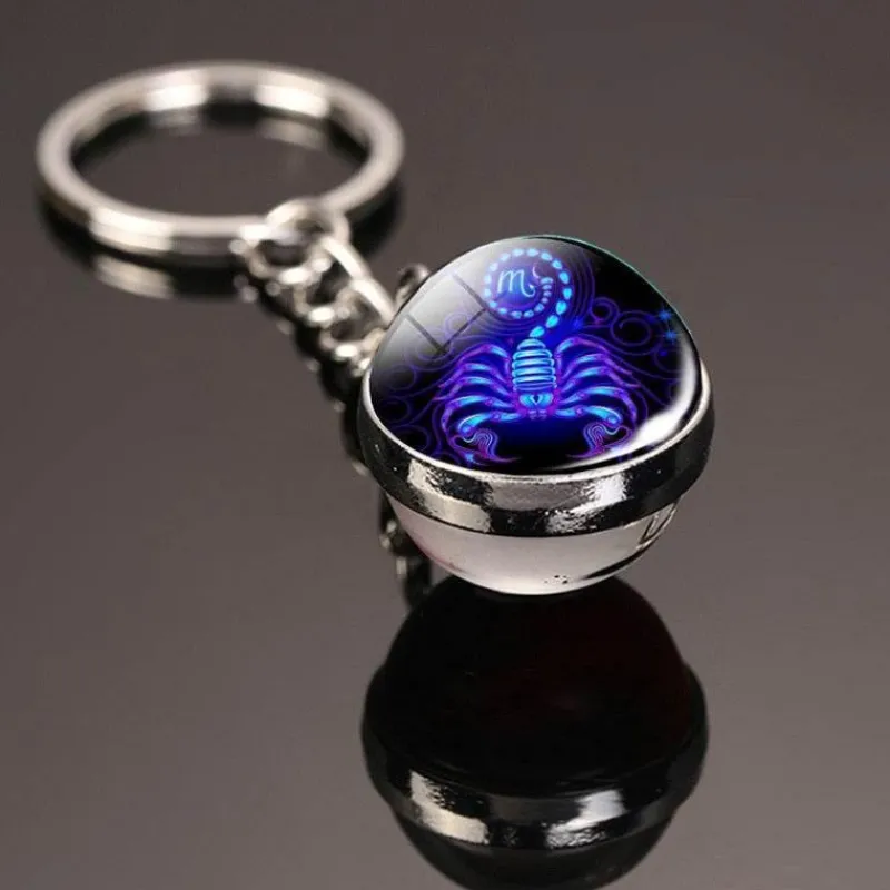 The Outdoor Vault Outdoor-Artikel|Outdoor-Gadgets-Im Dunkeln leuchtender kosmischer Schlüsselanhänger – leuchtendes, buntes Accessoire