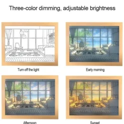 Bright Accents Beleuchtung-Im Dunkeln leuchtendes Nachtlicht – Leuchtende Wanddekoration