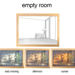 Bright Accents Beleuchtung-Im Dunkeln leuchtendes Nachtlicht – Leuchtende Wanddekoration