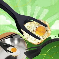 The Culinary Kit Küche & Esszimmer-2-in-1 Easy Flip Tong – Multifunktionales Küchenwerkzeug
