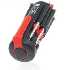 Roam Ready Outdoor-Artikel|Heimwerkzeuge-8-in-1 LED-Schraubendreher-Set – Faltbares Multifunktionswerkzeug