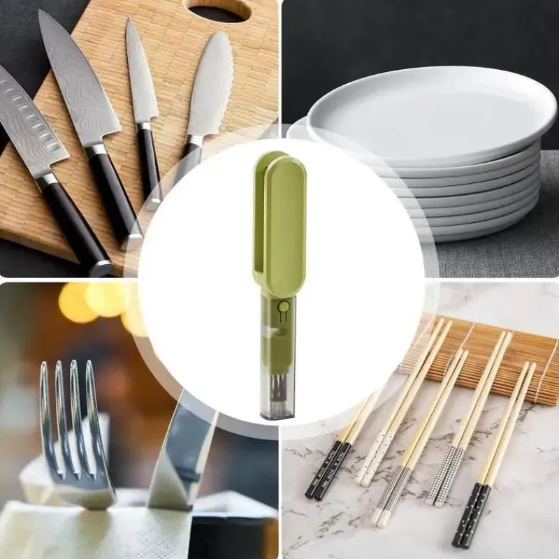 The Culinary Kit Küche & Esszimmer-4-in-1 Multifunktions-Schneide- und Bürstenwerkzeug