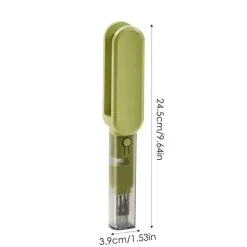 The Culinary Kit Küche & Esszimmer-4-in-1 Multifunktions-Schneide- und Bürstenwerkzeug