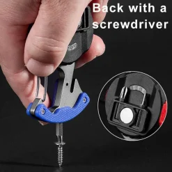 The Outdoor Vault Camping-Werkzeuge|Outdoor-Artikel-7-in-1 Schlüsselanhängerlicht - Kompakte Camping-Überlebenslampe