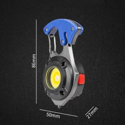 The Outdoor Vault Camping-Werkzeuge|Outdoor-Artikel-7-in-1 Schlüsselanhängerlicht - Kompakte Camping-Überlebenslampe