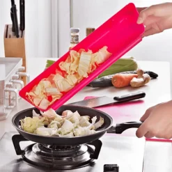 Deco Küche & Esszimmer-2in1 Schneidebrett mit seitlicher Ablage - Kreatives Küchengerät