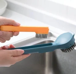 The Culinary Kit Küche & Esszimmer-2in1 Spülbürste mit langem Griff