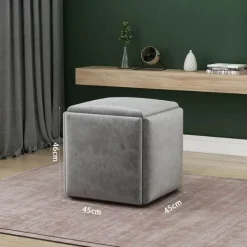 Cozy Living Möbel-5-in-1 Transformable Space-Saving Chair - Versatile Folding Seat