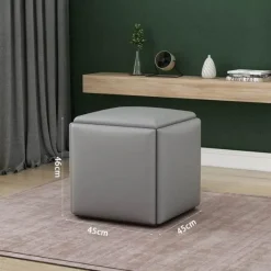 Cozy Living Möbel-5-in-1 Transformable Space-Saving Chair - Versatile Folding Seat