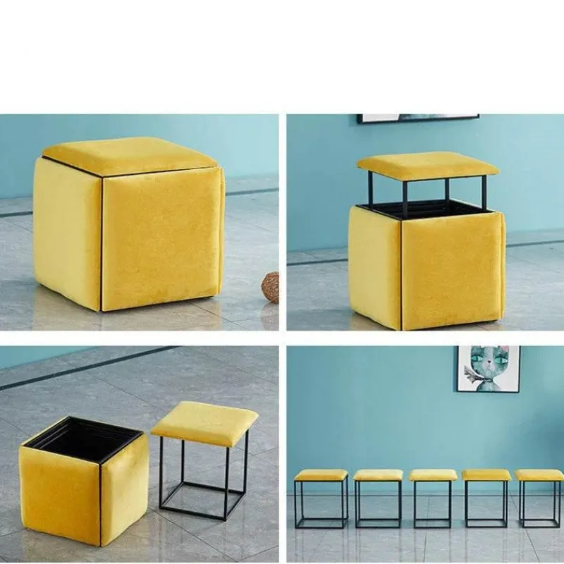 Cozy Living Möbel-5-in-1 Transformable Space-Saving Chair - Versatile Folding Seat