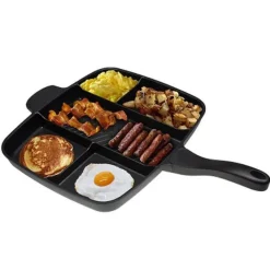 The Culinary Kit Küche & Esszimmer-5-in-1-Antihaft-Multi-Grillpfanne – vielseitige Kochlösung
