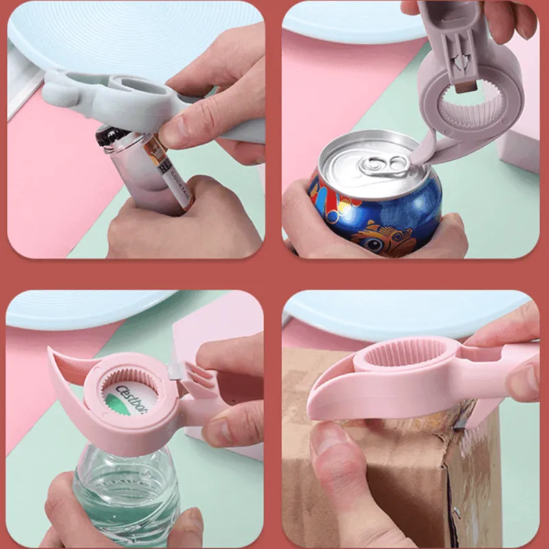 The Culinary Kit Küche & Esszimmer-5-in-1-Deckellöser-Werkzeug – Multifunktionales Küchengerät