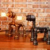 Comfort u0026 Style Beleuchtung-Industrial Dog Table Lamp - Puppy Pet Decor