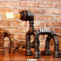 Comfort u0026 Style Beleuchtung-Industrial Dog Table Lamp - Puppy Pet Decor