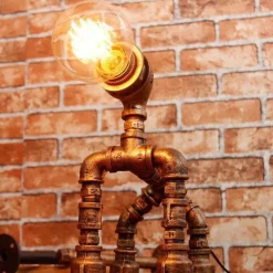 Comfort u0026 Style Beleuchtung-Industrial Dog Table Lamp - Puppy Pet Decor